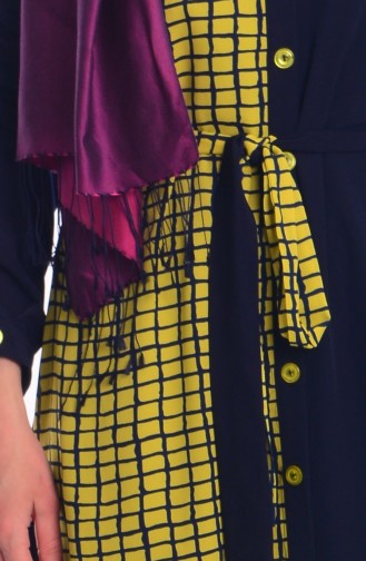 Tesettür Tunik Zernişan 4384-03 Sarı