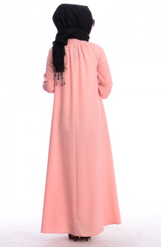 Powder Hijab Dress 8002-04