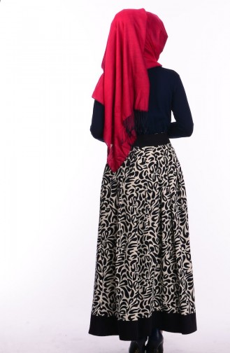 Navy Blue Rok 1282-02