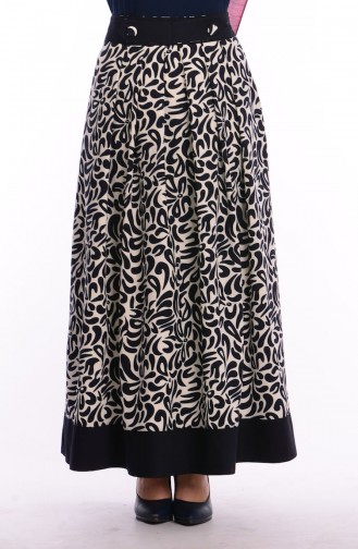 Navy Blue Rok 1282-02