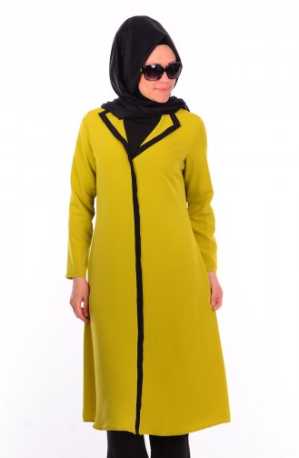 Tesettür Tunik WB 4710-04 Fıstık Yeşili