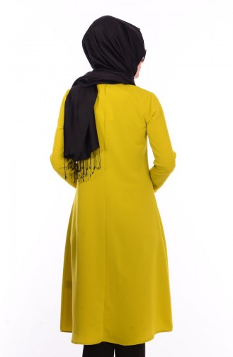 Tesettür Tunik WB 4710-04 Fıstık Yeşili