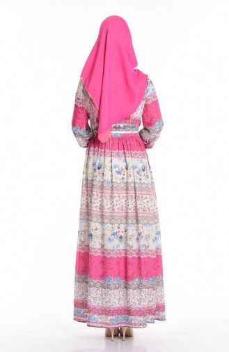 Robe Hijab Fushia 0052-01