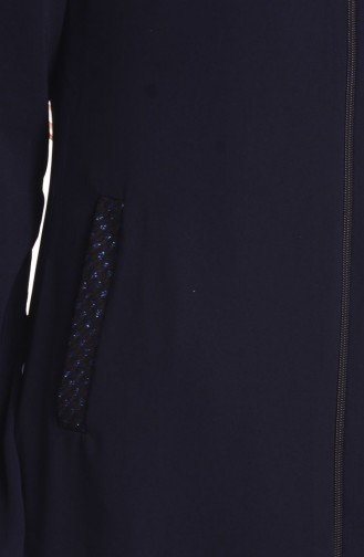 Navy Blue Abaya 0452-02