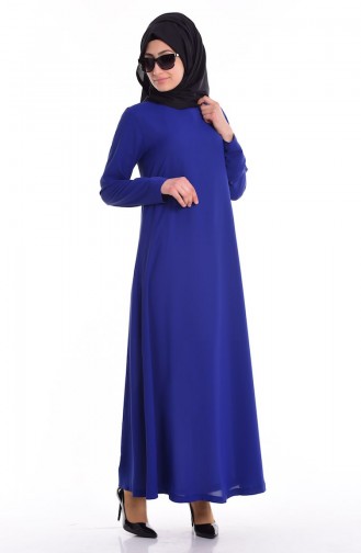 شوكران فستان بتصميم شيفون 4148 A-03 لون أزرق 4148A-03