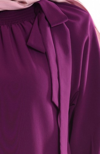 Plum Hijab Dress 0190-08