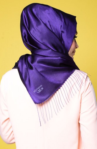 Purple Sjaal met Drukknoop 1-03