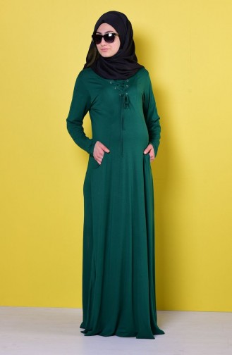 Hamile Elbise 4466-02 Yeşil