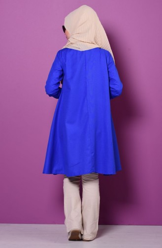 Mevlana Tunik Gömlek 0695-08 Saks