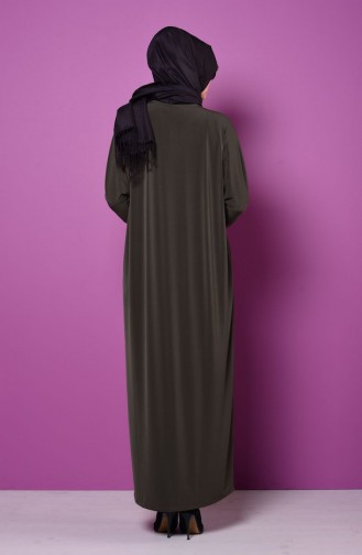 Khaki Abaya 1780-06