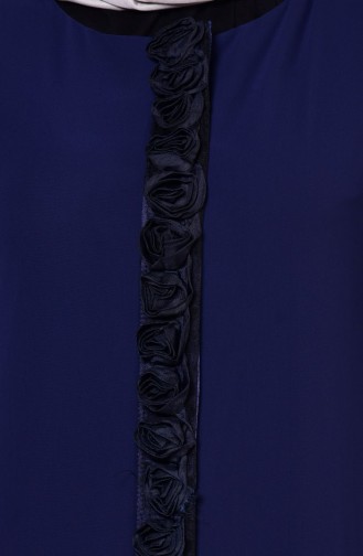 Abaya aus Chiffon 35616-01 Dunkelblau 35616-01
