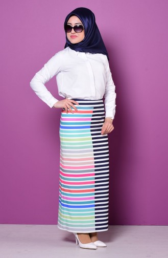 Navy Blue Rok 3578-01