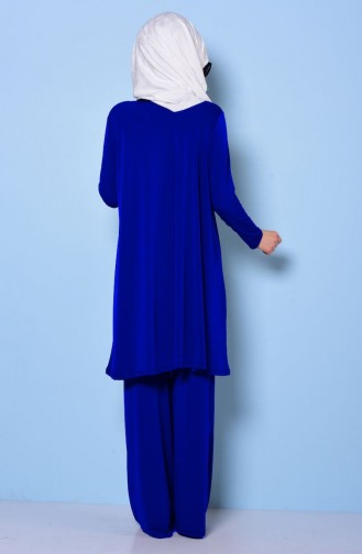 Tunik Pantolon İkili Takım 3679A-08 Saks