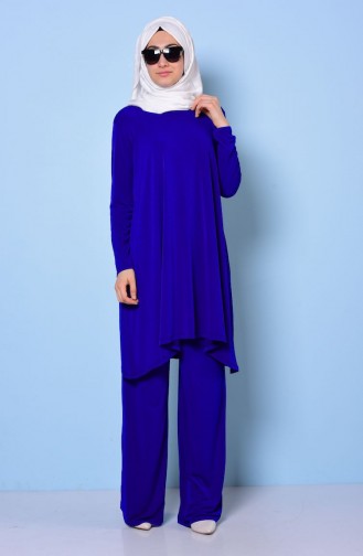Tunik Pantolon İkili Takım 3679A-08 Saks