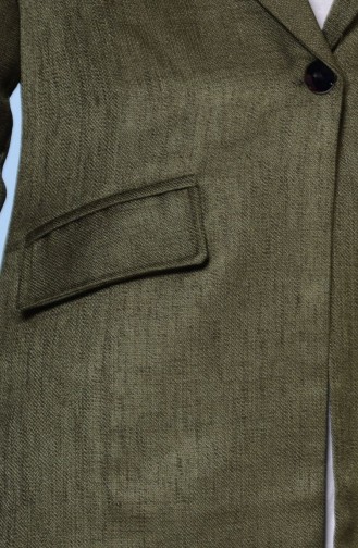 Blazer Ceket 6063-05 Haki Yeşil