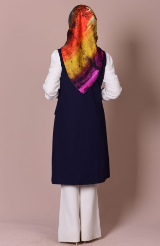 Krep Yelek 0482-02 Lacivert