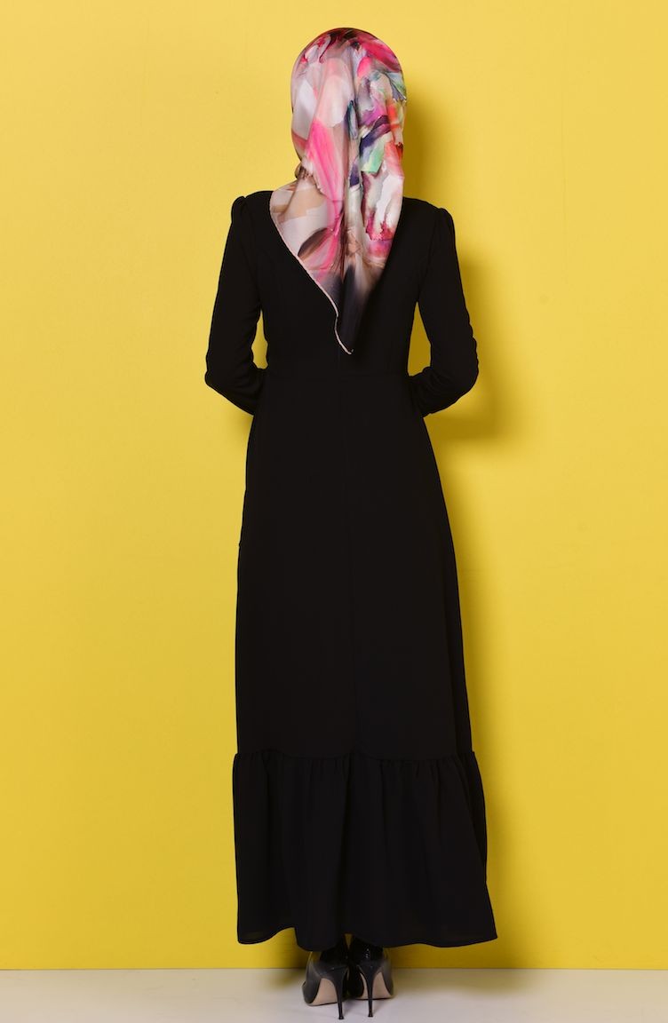 Robe Hijab Noir 2020 01 Sefamerve