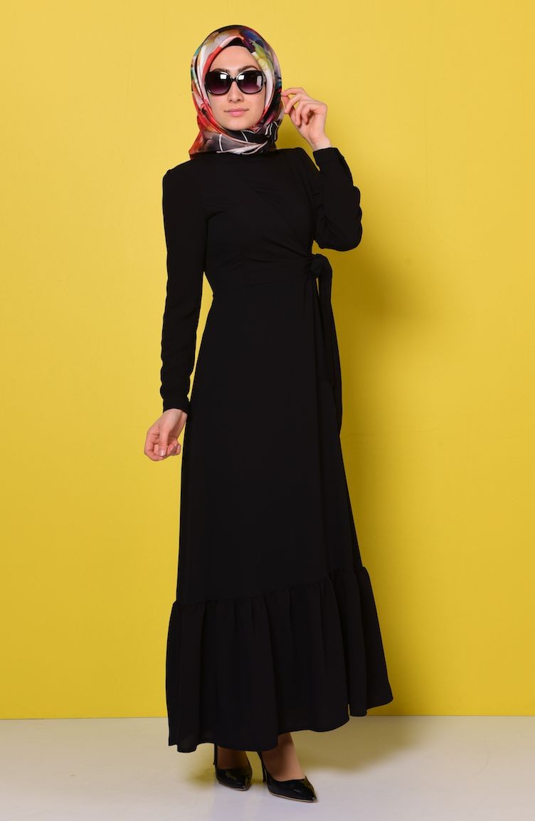 Robe Hijab Noir 2020 01 Sefamerve