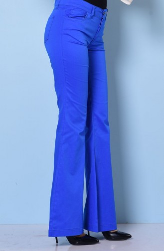 Pantalon Pattes éléphan 8868-08 Bleu Roi 8868-08