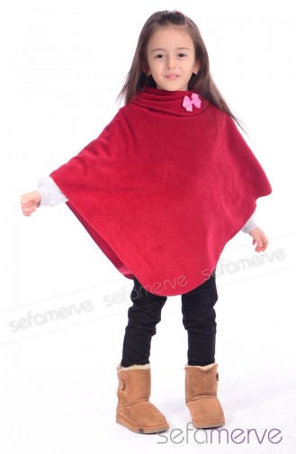 Sefamerve Çocuk Panço 11082-08 Bordo