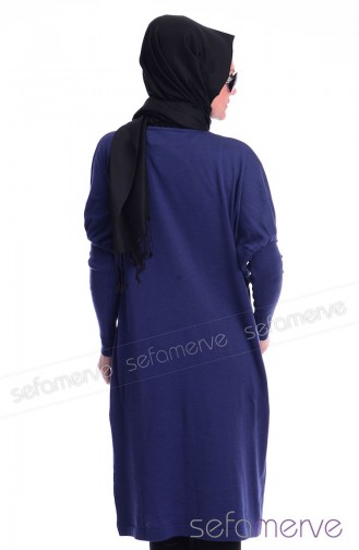 Triko Tunik 3280-02 İndigo