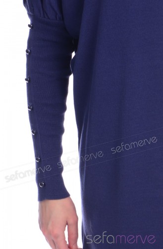 Triko Tunik 3280-02 İndigo