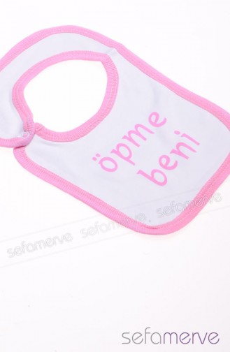 Bebek Önlük Öpme Beni 10343 05 Pudra
