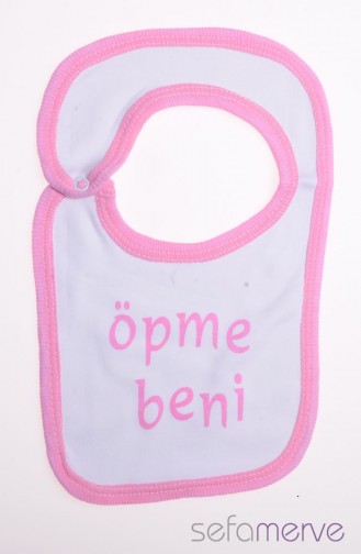 Bebek Önlük Öpme Beni 10343 05 Pudra