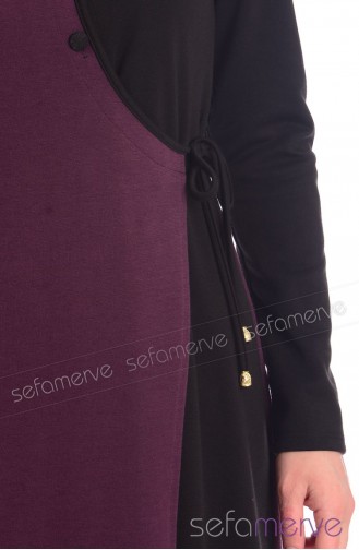 Hırka Tunik WB 4652-05 Mürdüm