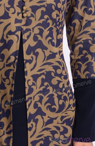 Tesettür Tunik Zernişan 4299-02 Haki
