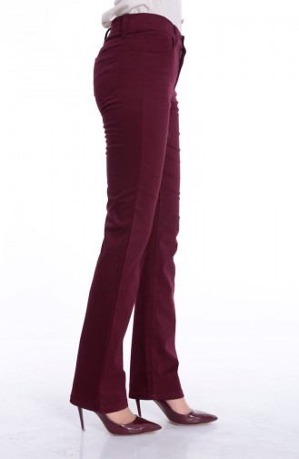 WB Wide Leg Trousers 8869-05 Claret Red 8869-05