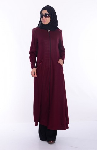 Claret Red Abaya 0512-04