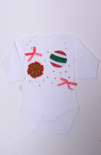 White Baby Bodysuit 0051-01