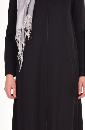 Abaya Brillant 0413-01 Noir 0413-01
