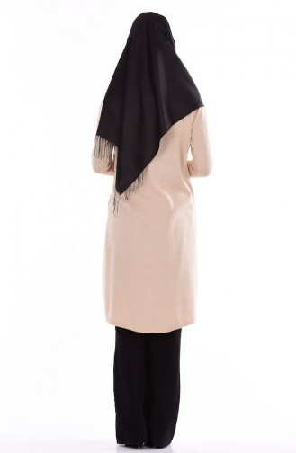 Triko Tunik 3735-09 Bej