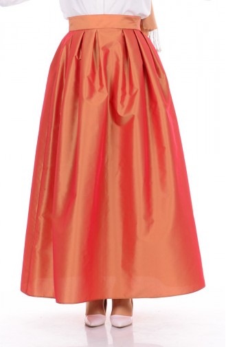 Orange Skirt 2924-11