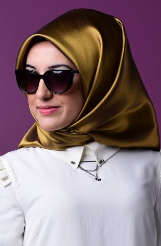 Karaca Eşarp 9020 05 Siyah Altın Sarısı