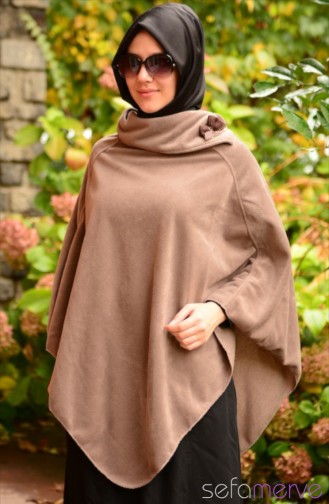 Ponchos Café au lait 11066-07