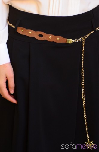 Pantolon Etek Ayna 156108-01 Siyah