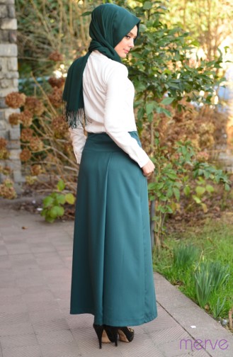 ZemZem Pantolon Etek 0306-04 Yeşil