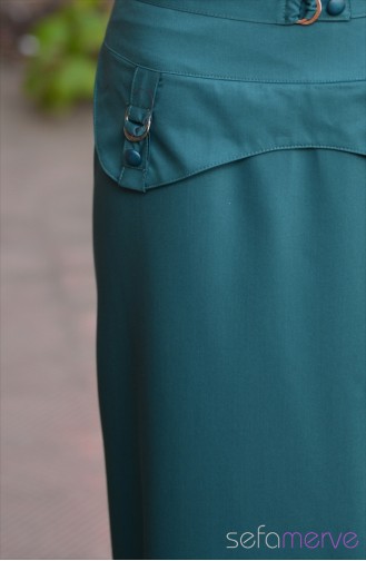 ZemZem Pantolon Etek 0306-04 Yeşil
