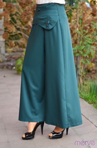 ZemZem Pantolon Etek 0306-04 Yeşil