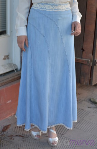 Kot Etek 1068-01 Buz Mavi