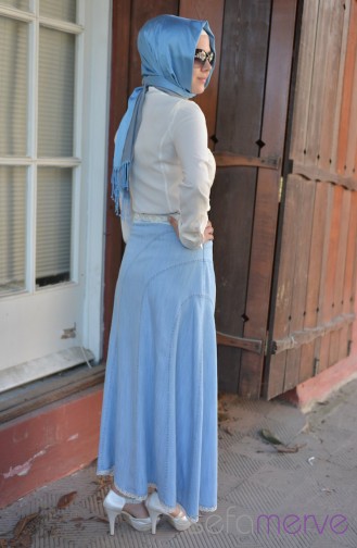 Kot Etek 1068-01 Buz Mavi