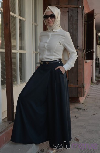 Pantolon Etek 1009-04 Lacivert
