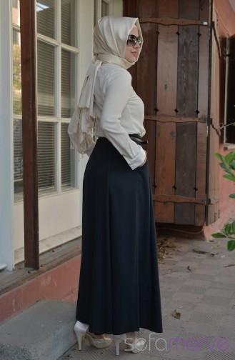 Pantolon Etek 1009-04 Lacivert