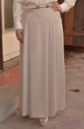 Pantolon Etek 1009-06 Bej