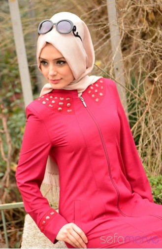 Şükran Pardesü Kap 35517-03 Bordo