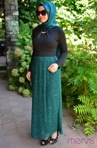 Payet Dress 1822-01 Green 1822-01