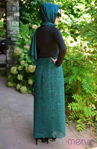 Payet Dress 1822-01 Green 1822-01